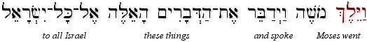 Deut 31:1 (BHS)