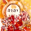 Chagall Detail - Moses and Aaron