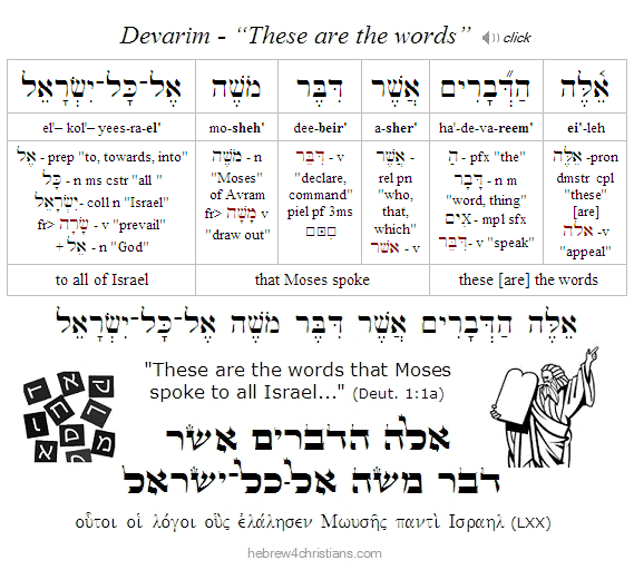 Parashat Devarim - Words