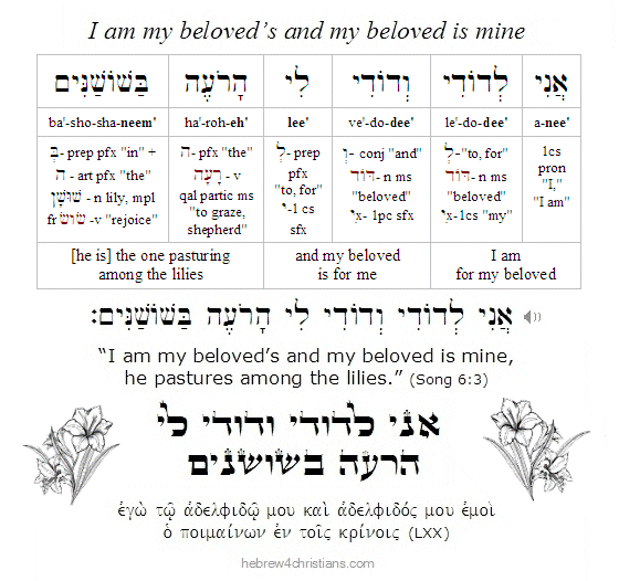 Being the Beloved... Hebrew Lesson